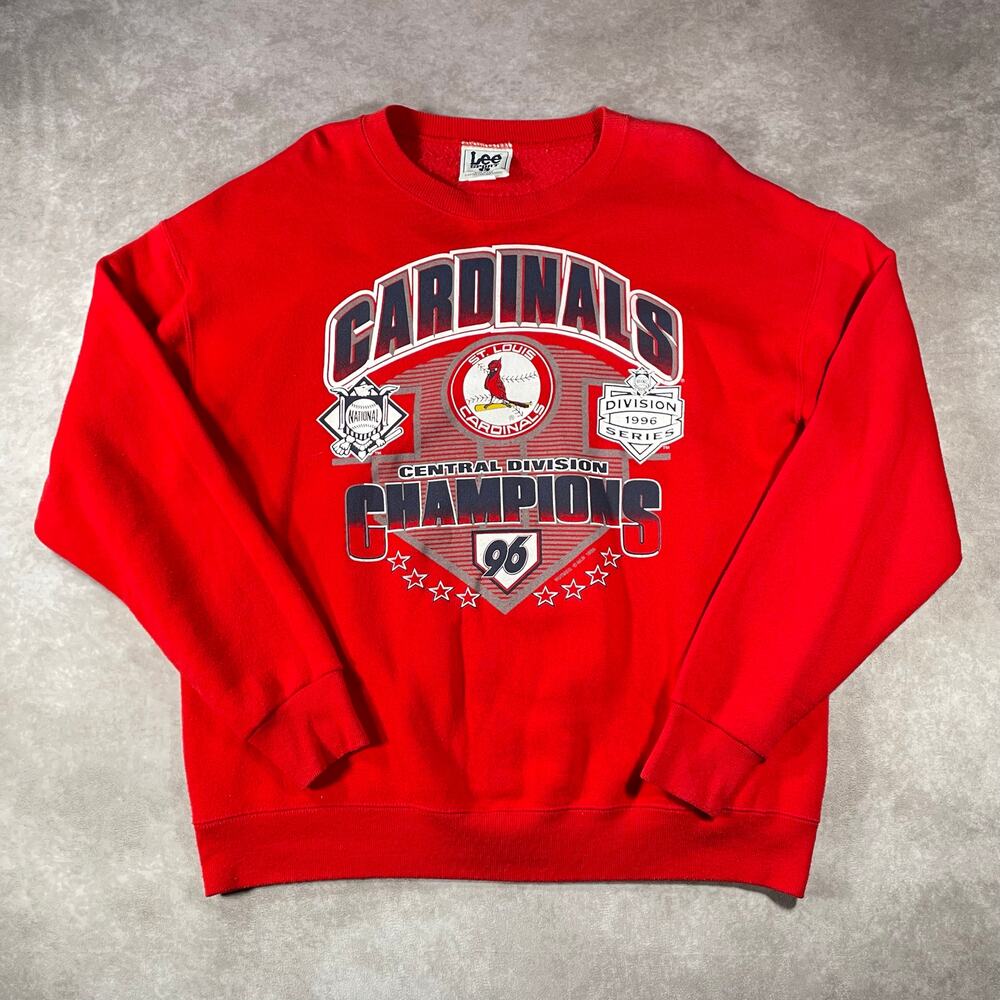 1996 St. Louis Cardinals Central Divi Champions Sweatshirt